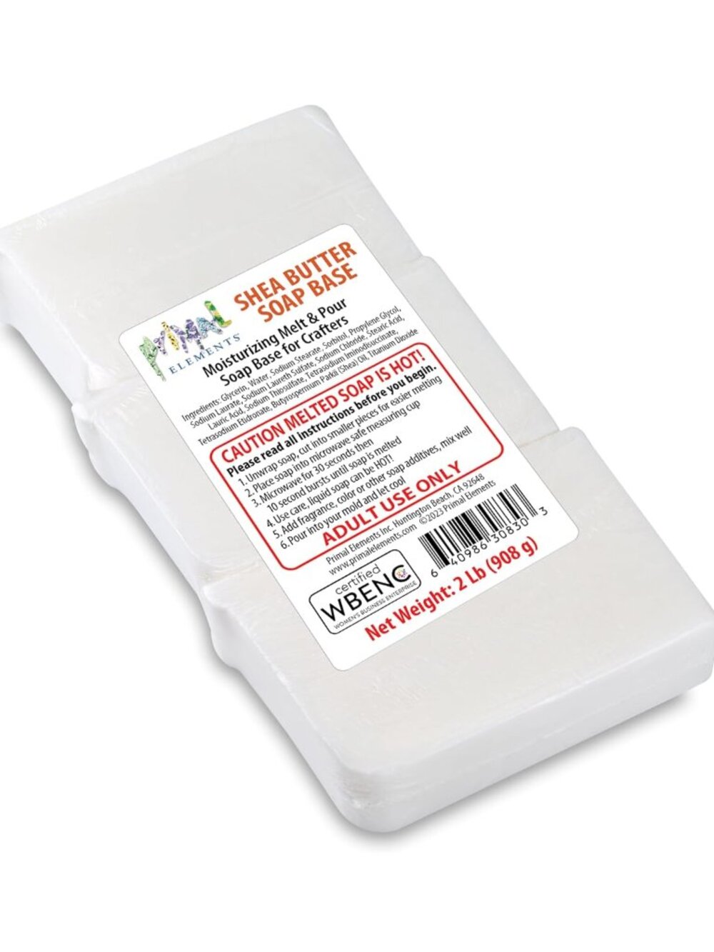 Shea Butter - Moisturizing Melt and Pour Glycerin Soap Base for Crafting and Soa